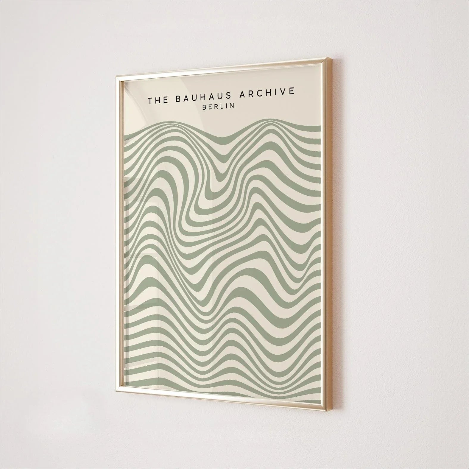 Sage Green Wall Prints Bauhaus Wall Art  Abstract Modern Bedroom Posters Trendy Neutral Above Sofa Living Room Art Wall Prints