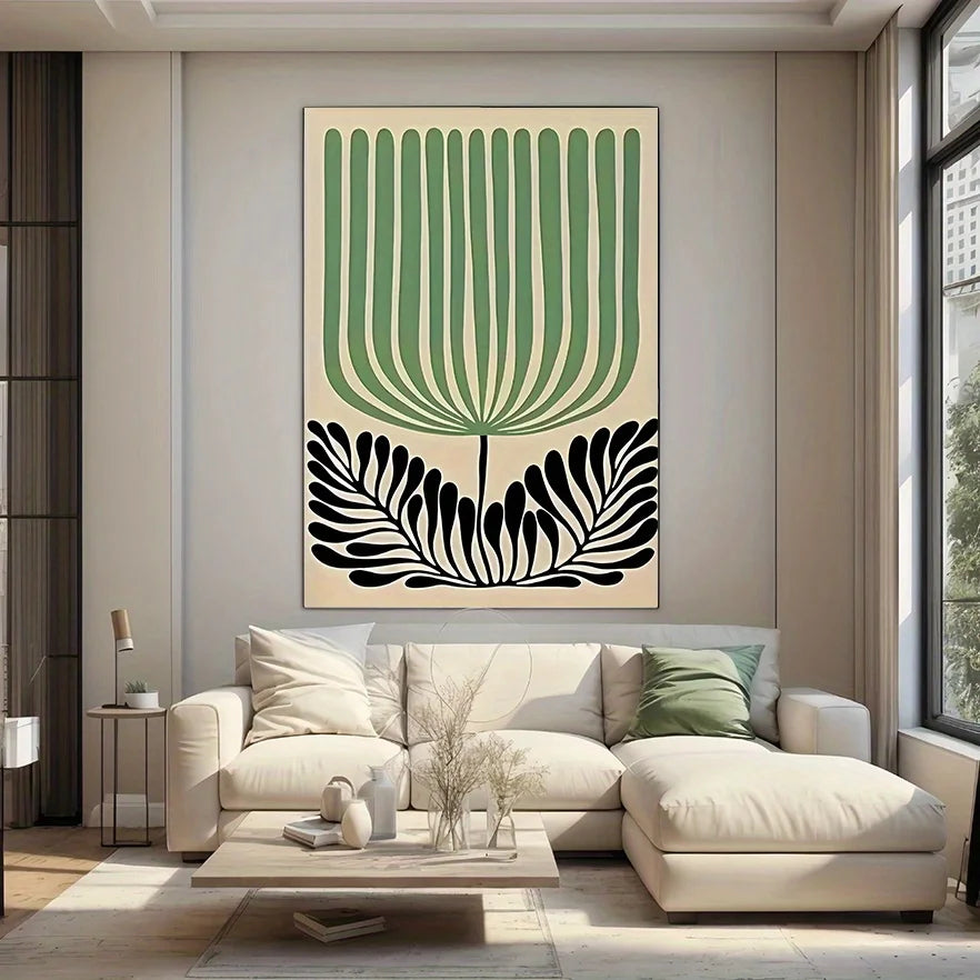 1pc Frameless Modern Abstract Canvas Art Print - 31.49x47.24 Inches, Waterproof, Ideal for Living Room, Bedroom, Office - Unique