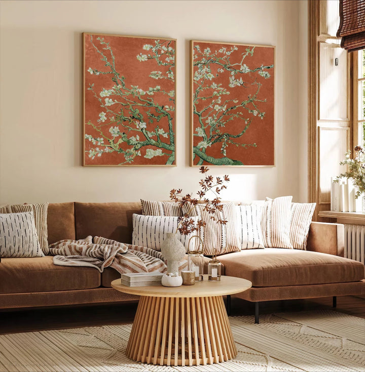 Almond Blossom Floral Canvas Poster