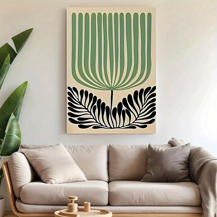 1pc Frameless Modern Abstract Canvas Art Print - 31.49x47.24 Inches, Waterproof, Ideal for Living Room, Bedroom, Office - Unique