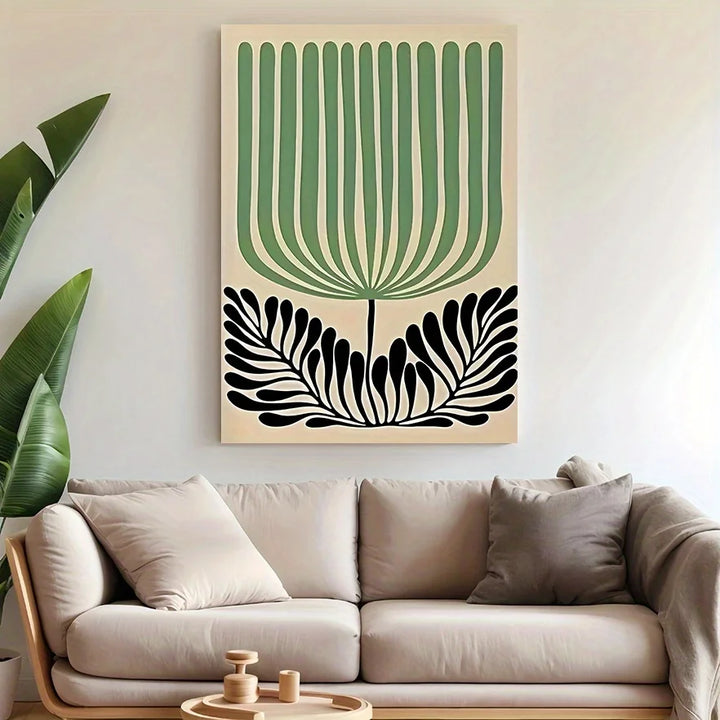 1pc Frameless Modern Abstract Canvas Art Print - 31.49x47.24 Inches, Waterproof, Ideal for Living Room, Bedroom, Office - Unique