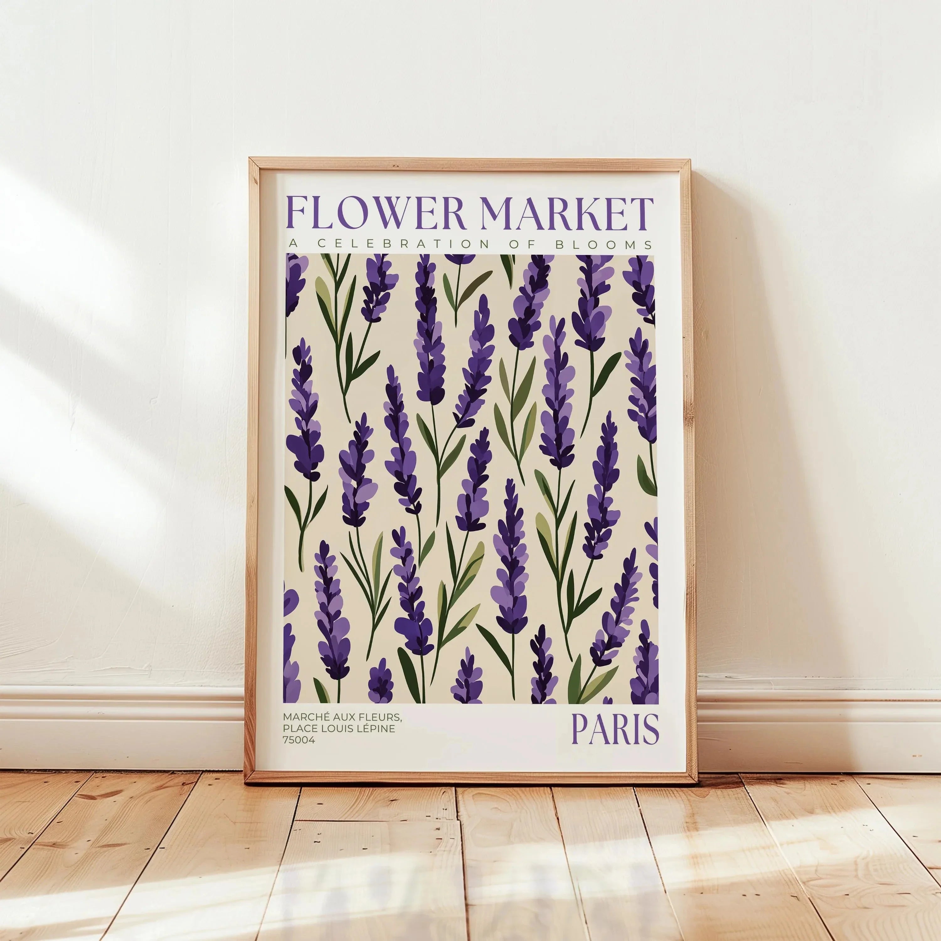 Nordic Art Floral Abstract Flower Market Plant Exhibition Posters and Prints Canvas Print Wall Art Painting Home Room Decor