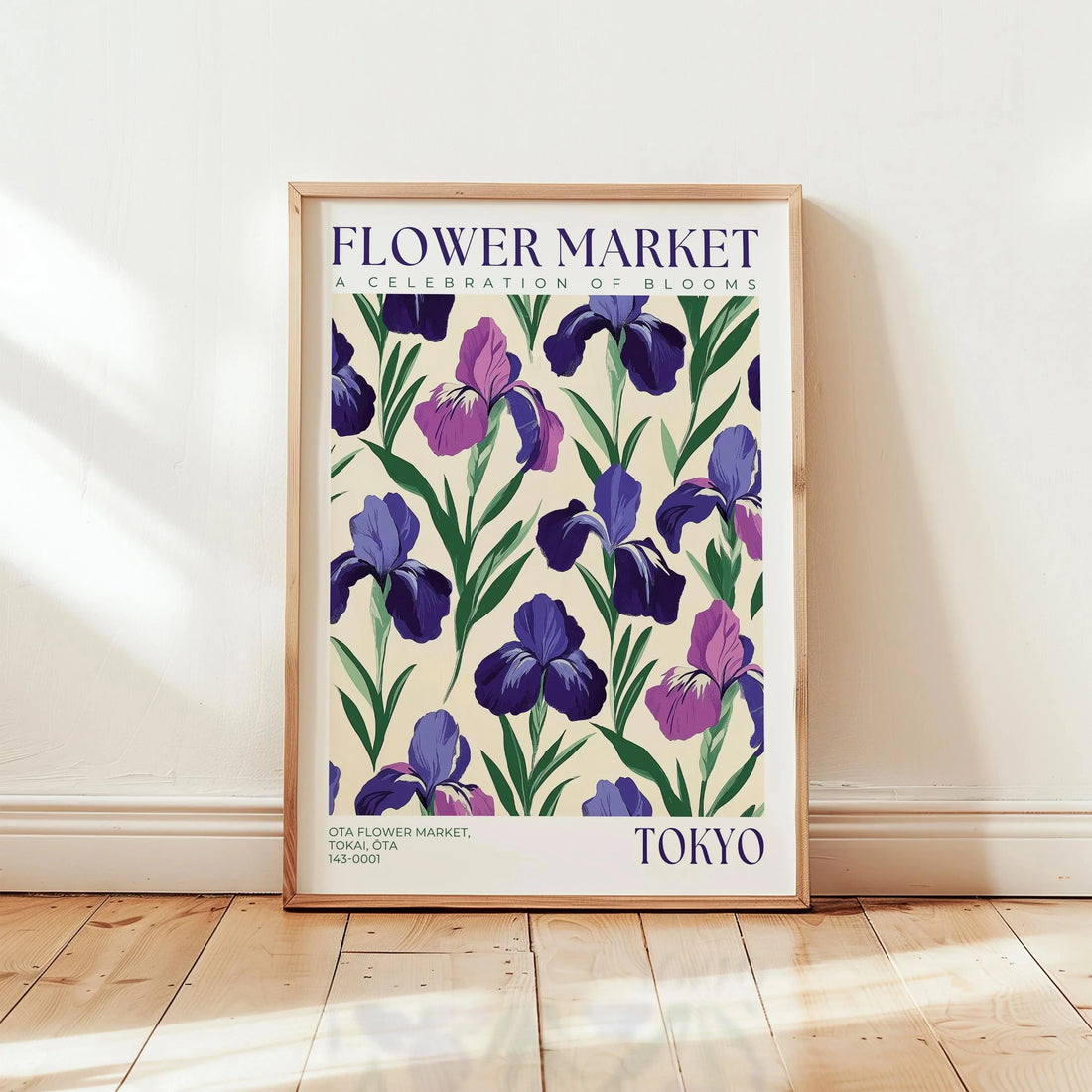 Nordic Art Floral Abstract Flower Market Plant Exhibition Posters and Prints Canvas Print Wall Art Painting Home Room Decor