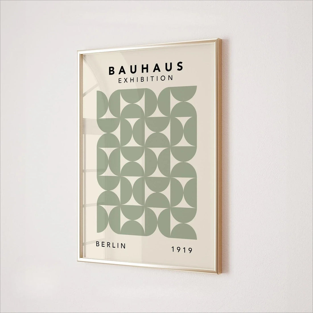 Sage Green Wall Prints Bauhaus Wall Art  Abstract Modern Bedroom Posters Trendy Neutral Above Sofa Living Room Art Wall Prints