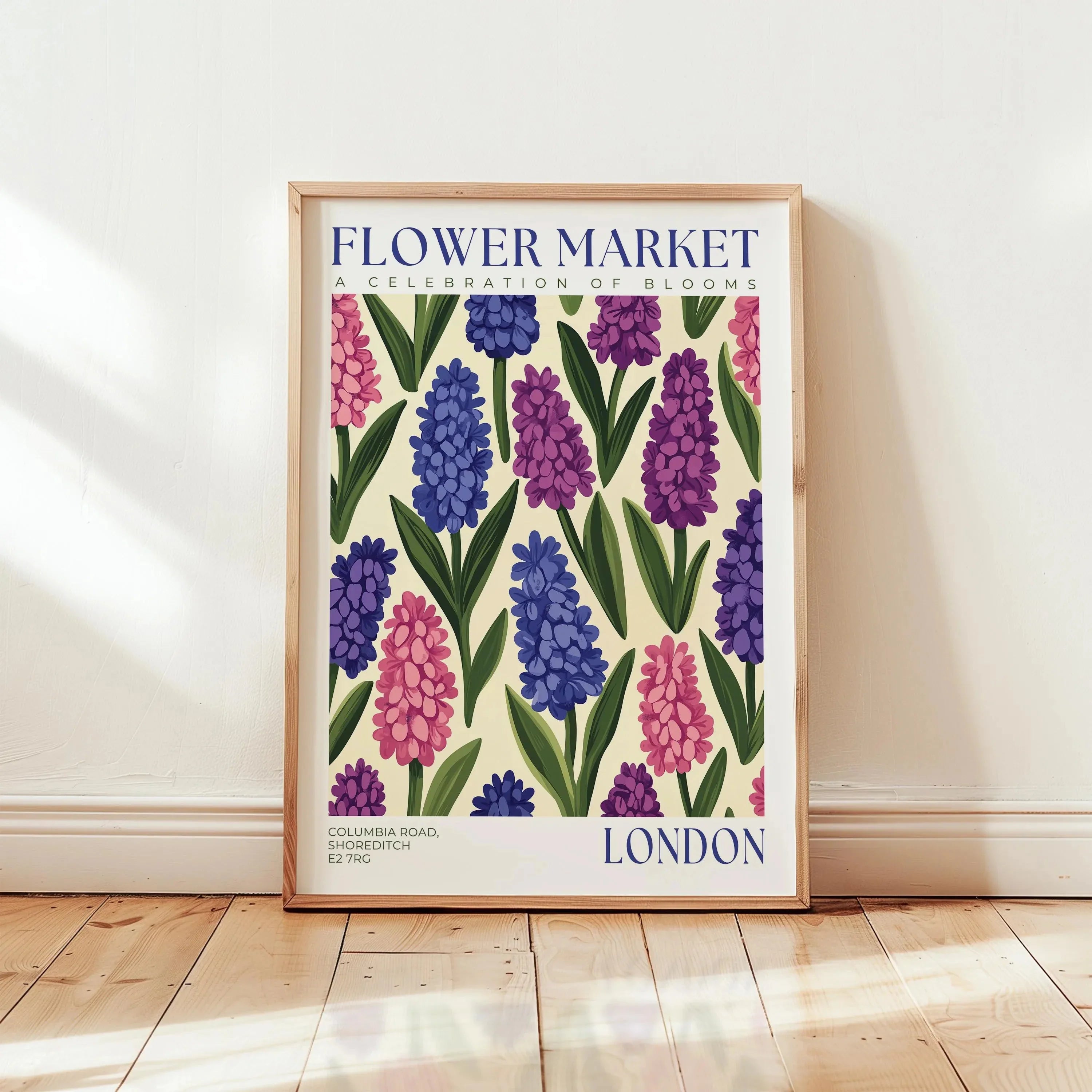 Nordic Art Floral Abstract Flower Market Plant Exhibition Posters and Prints Canvas Print Wall Art Painting Home Room Decor