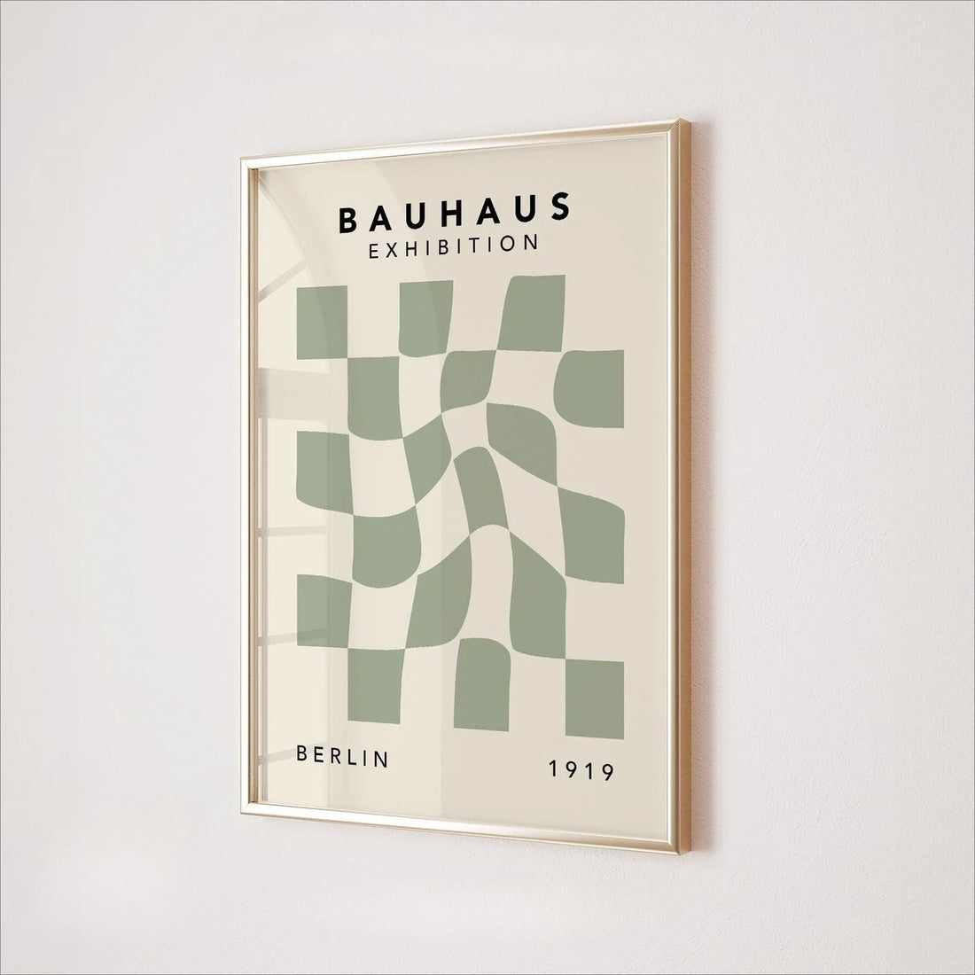Sage Green Wall Prints Bauhaus Wall Art  Abstract Modern Bedroom Posters Trendy Neutral Above Sofa Living Room Art Wall Prints
