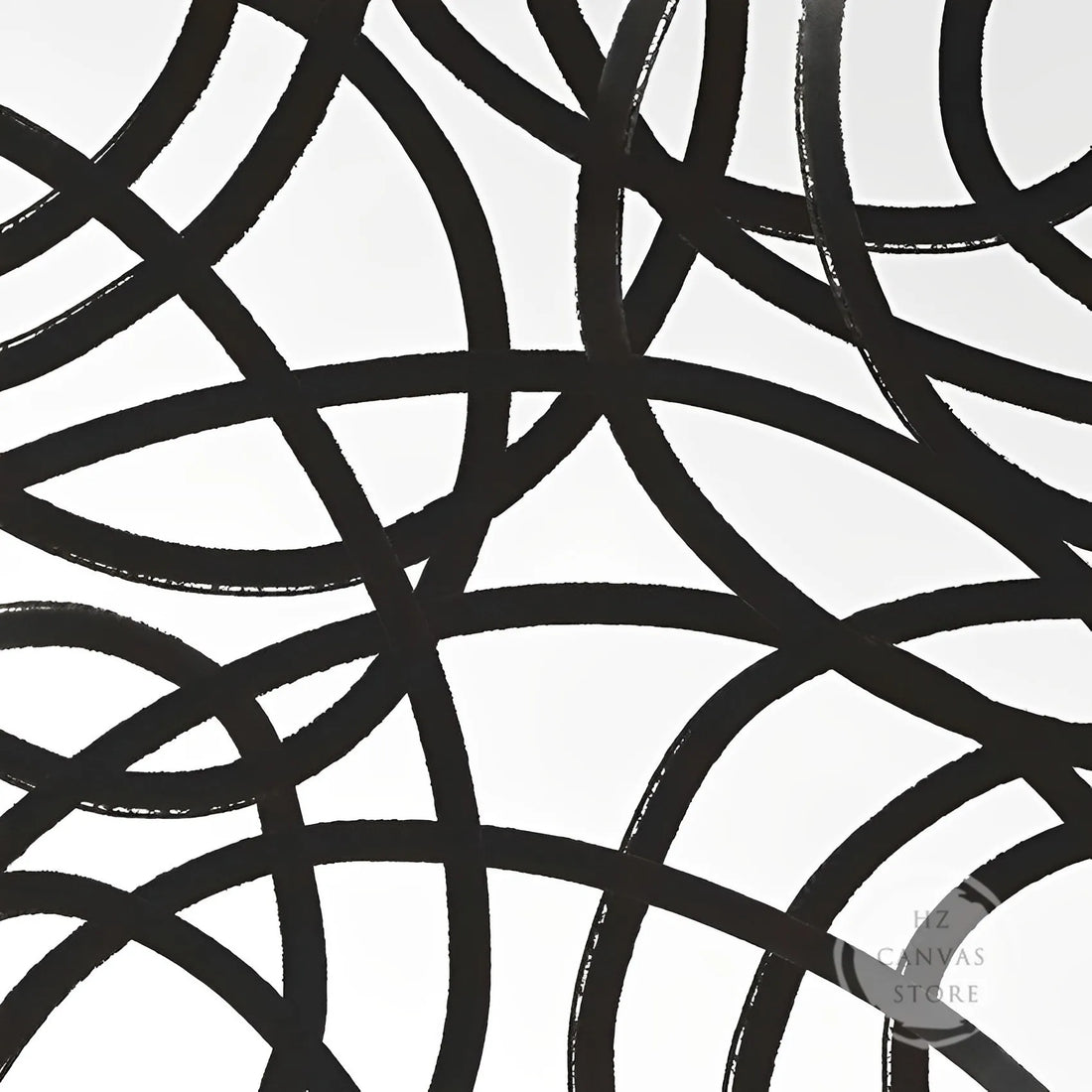 Wall Art Canvas Print Painting Posters Pictures Square Simple Black White Abstract Nordic Modern Porch Living Room Home Decor
