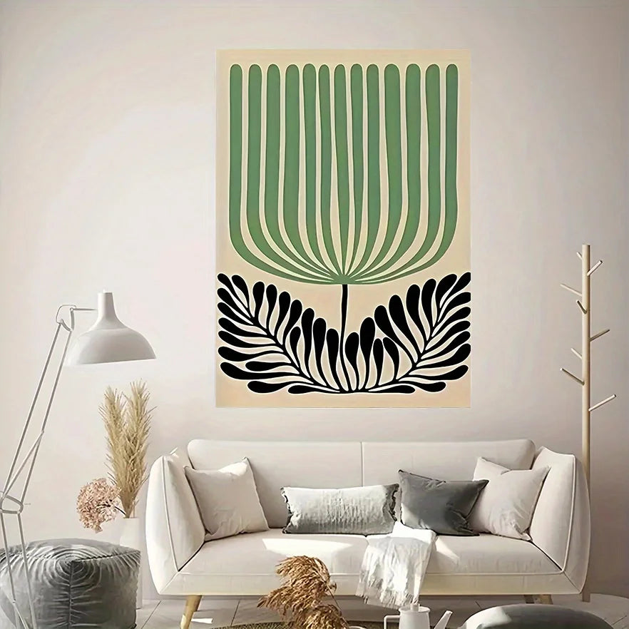1pc Frameless Modern Abstract Canvas Art Print - 31.49x47.24 Inches, Waterproof, Ideal for Living Room, Bedroom, Office - Unique